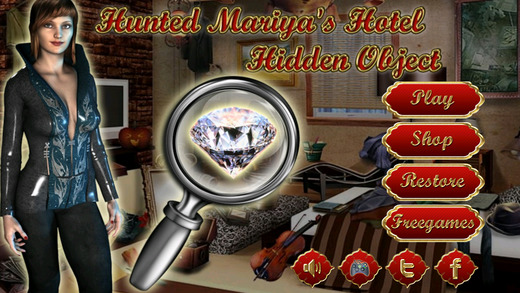 Haunted Mariya's Hotel Hidden Objects.