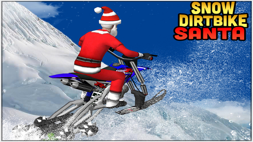 Snow Dirt Bike Santa