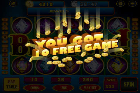 Jewels Slots in the Tower of Kingdom Fantasy in Las Vegas Casino Free screenshot 3