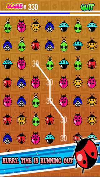 【免費遊戲App】A Ladybug Match Mania Puzzle - Connect the Dots Free!-APP點子