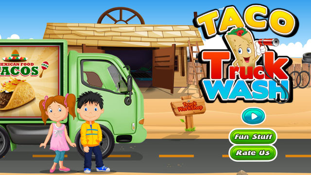 Taco Truck Wash - Dirty auto car washing cleaning cleanup adventure game