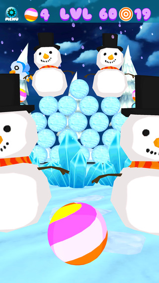 【免費遊戲App】Holiday Snow Smash: Fun Ball Tossing Game-APP點子