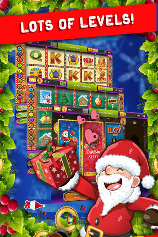 -AAA- Holiday Santa Christmas 20 Line Fun Slot- Machine Jackpot Casino Gambling games screenshot 2