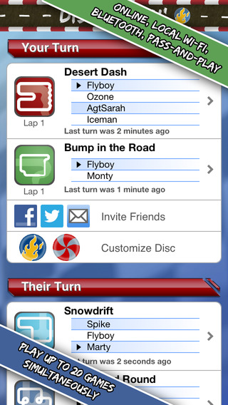 【免費遊戲App】Disc Drivin'-APP點子