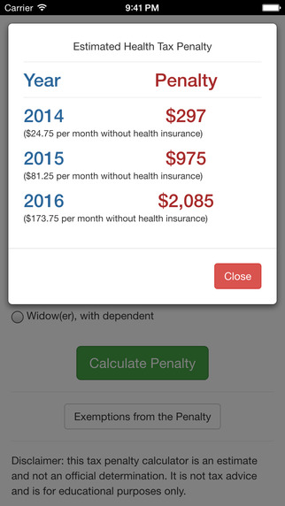 【免費健康App】Health Penalty Calculator-APP點子