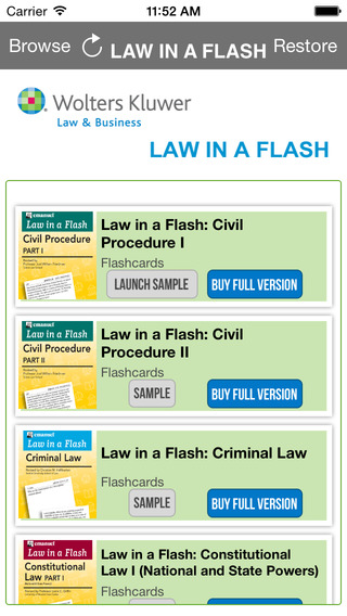Emanuel Law in a Flash 1L Courses