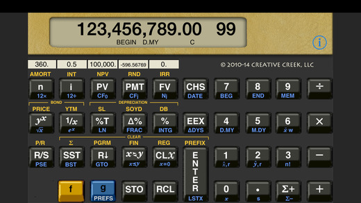 MathU 12D Financial Calculator