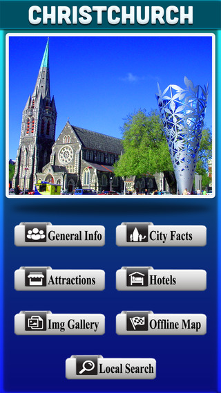 【免費旅遊App】Christchurch City Offline Travel Guide-APP點子