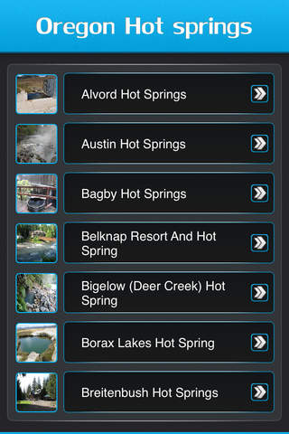 Oregon Hot Springs Guide screenshot 2