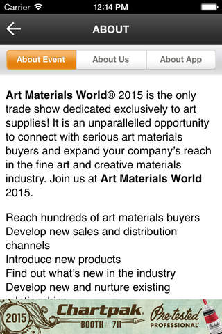 Art Materials World 2015 screenshot 2