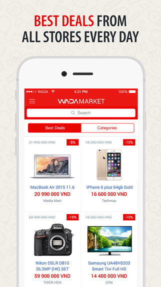 WADA Market - Stores Prices