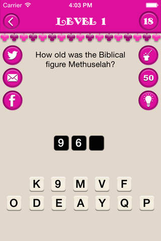 Bible Riddle Quiz! screenshot 2