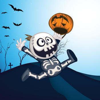 Halloween Run: Fun run game with Pumpkin, Witch and Skeleton LOGO-APP點子