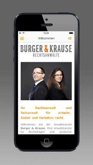 【免費商業App】Burger & Krause Rechtsanwälte-APP點子