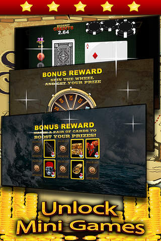 `` Golden Pirate's Treasure Slots PRO `` - Spin the pirate kings wheel to win the caribbean casino screenshot 4