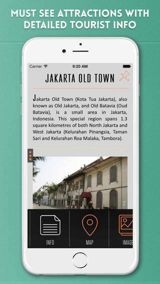 【免費旅遊App】Jakarta Travel Guide with Offline City Street Maps-APP點子