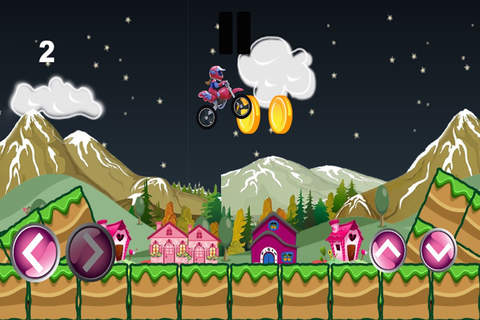 Super Girl Biker Offroad screenshot 2