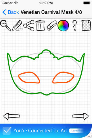 Learn How To Draw : Face Masks screenshot 3