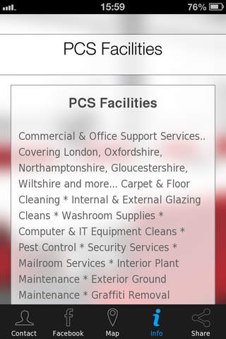 PCS Facilities screenshot 4