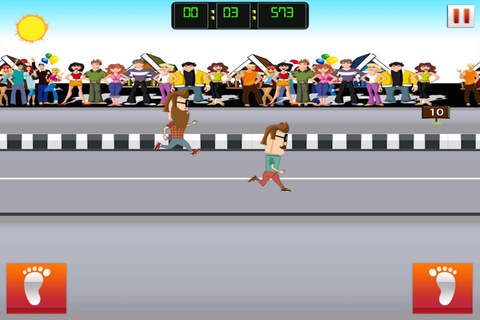 ` Hipster Race Running Battle Competition Games Work-out Free Fun screenshot 3