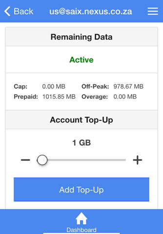 Nexus Dashboard screenshot 2