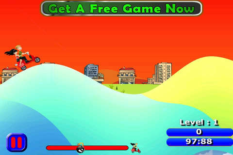 A Bike racing Jump - A race against time, as if you drive like crazy for your life screenshot 2