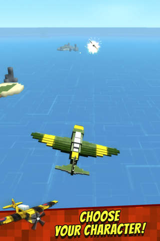 MC Airplane Racing - Mine Mini Pocket Air Craft Survival Game screenshot 3