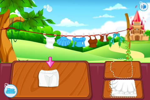 Little Princess Laundry-colorgirlgames screenshot 4