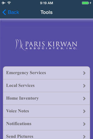Paris-Kirwan Associates screenshot 4