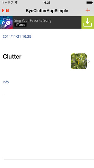 ByeClutterAppSimple - the easy decluttering logger