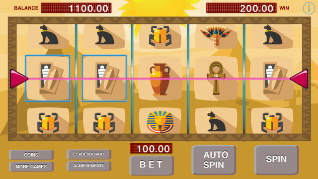 Slots - Pharaoh and Cleopatra Treasure Machine