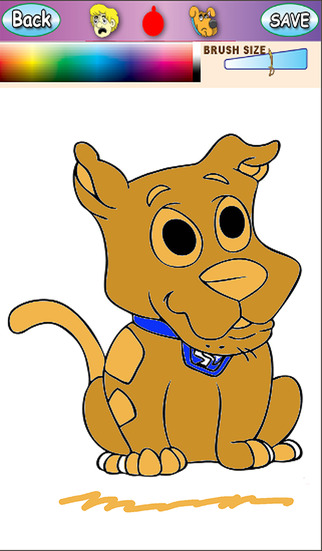 Easy Paint for Kids Scooby Doo Version