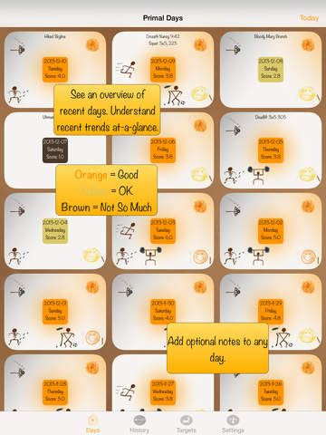 【免費健康App】Primal Days Habit Tracker for the Primal and Paleo Lifestyle-APP點子