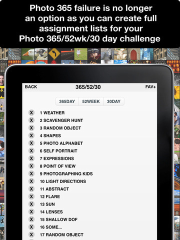 Learn Photo365 Photography Assignment Generator Free for iPad screenshot 3