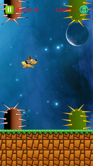 【免費遊戲App】Crazy Space Dog Pro-APP點子