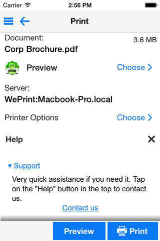 PrintCentral Pro for iPhone screenshot 2