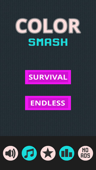 【免費遊戲App】Color Smash -- games about hit and break bricks match the same color with ball-APP點子