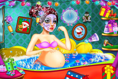 Christmas Mommy Salon-Pregnant Mommy SPA&Newborn Baby screenshot 2