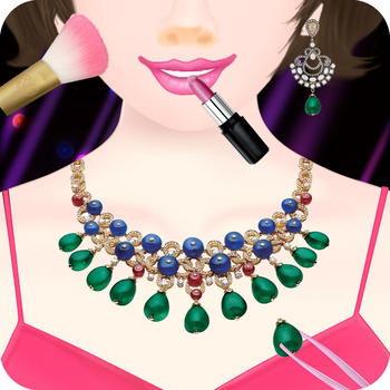 Art Diy Salon-Necklace,Bracelet,Ring,Earrings:Kids Game HD 遊戲 App LOGO-APP開箱王