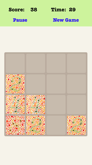 Color Blind 4X4 - Playing With Piano Sound Sliding Number Tiles