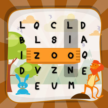 Word Search In The Zoo 
