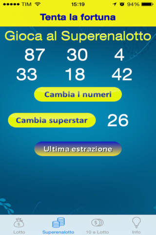 Tenta la fortuna con Lotto e Superenalotto screenshot 3
