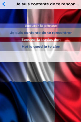 France Pays-Bas Hollande Phrases - Français Néerlandais Audio Voix screenshot 3