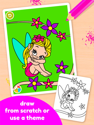 【免費遊戲App】Doodle Coloring Book - Color & Draw (Ads Free)-APP點子