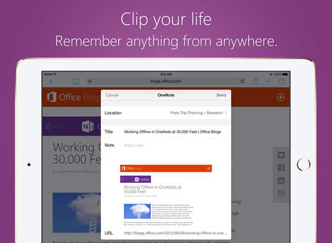 【免費生產應用App】Microsoft OneNote for iPad – lists, handwriting, and notes, organized in a notebook-APP點子