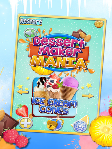 【免費遊戲App】All-in-1 Dessert Maker Mania Ice-Cream Sandwiches, Cones, Sundaes, Pops & Snow-Cones-APP點子