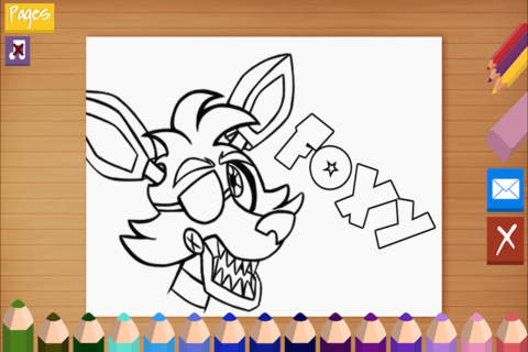 Coloring Book For Five Nights At Freddy's Fans screenshot 2