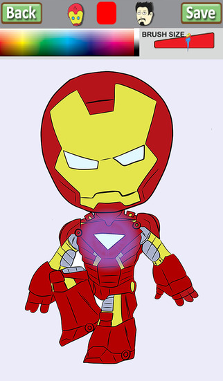 Coloring Learning Game With Ironman Version