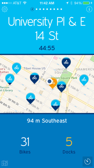 【免費交通運輸App】NYC Bikes — A One-Tap Citi Bike App-APP點子