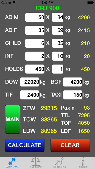 【免費教育App】CRJ Weight and balance-APP點子